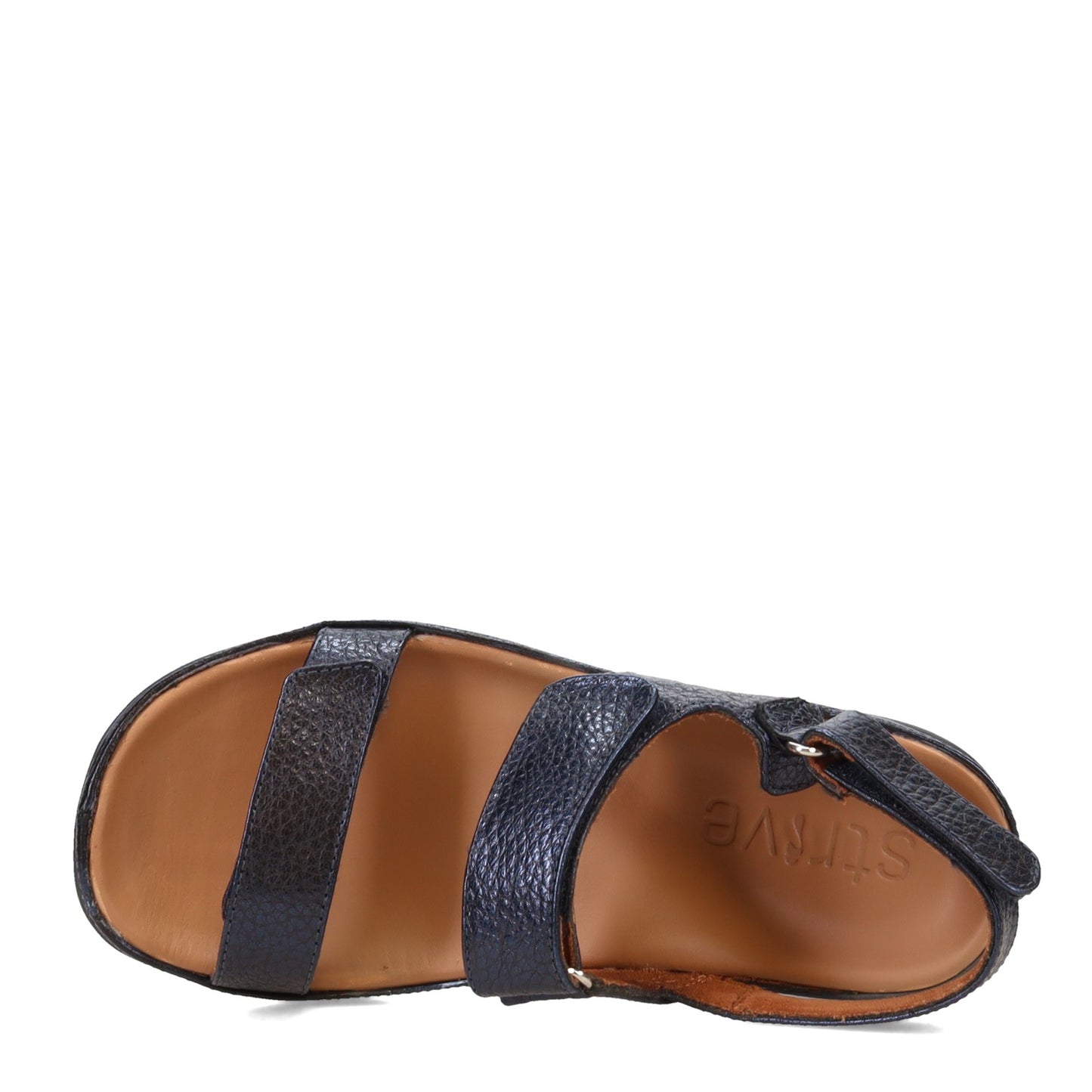 Peltz Shoes Women's Strive Kona Sandal NAVY METALLIC KONA-NAVY MET
