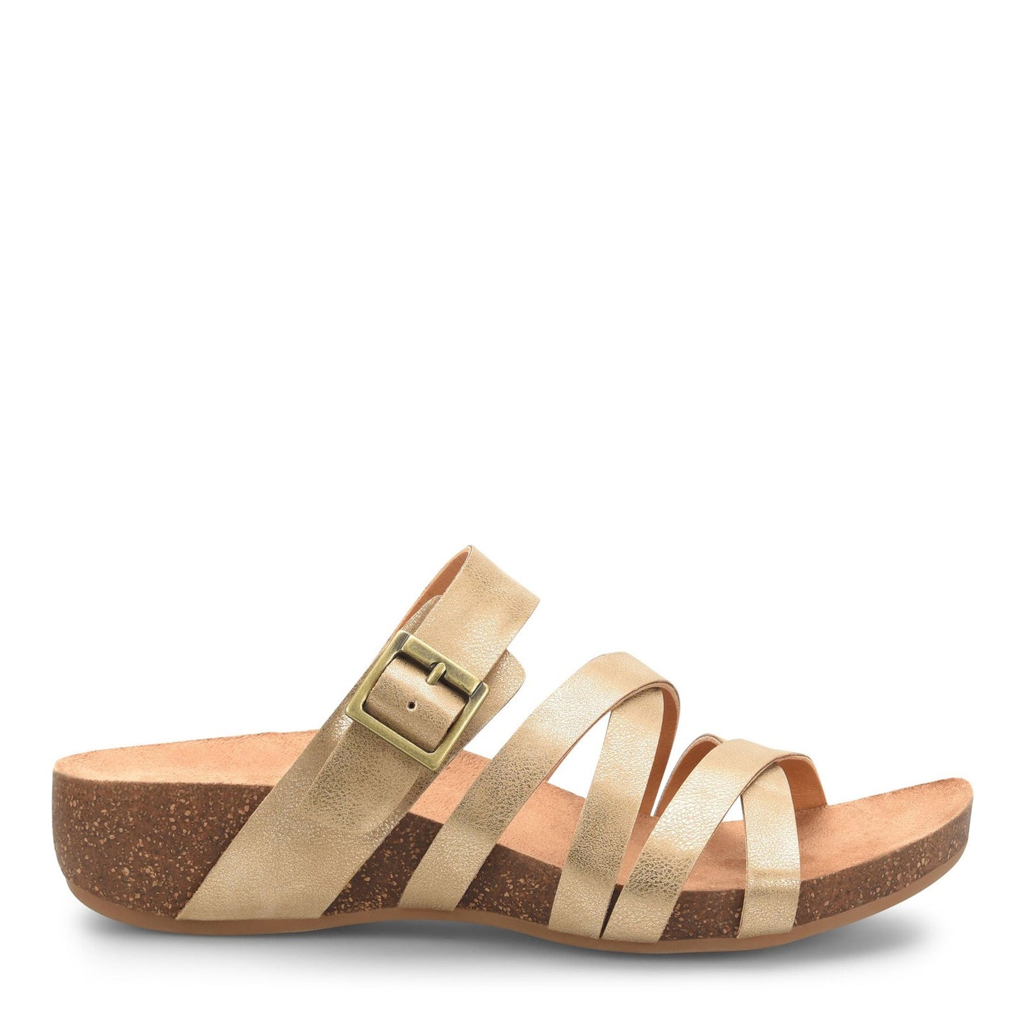 Peltz Shoes Women's KORKS Aster Sandal Gold KR0006710