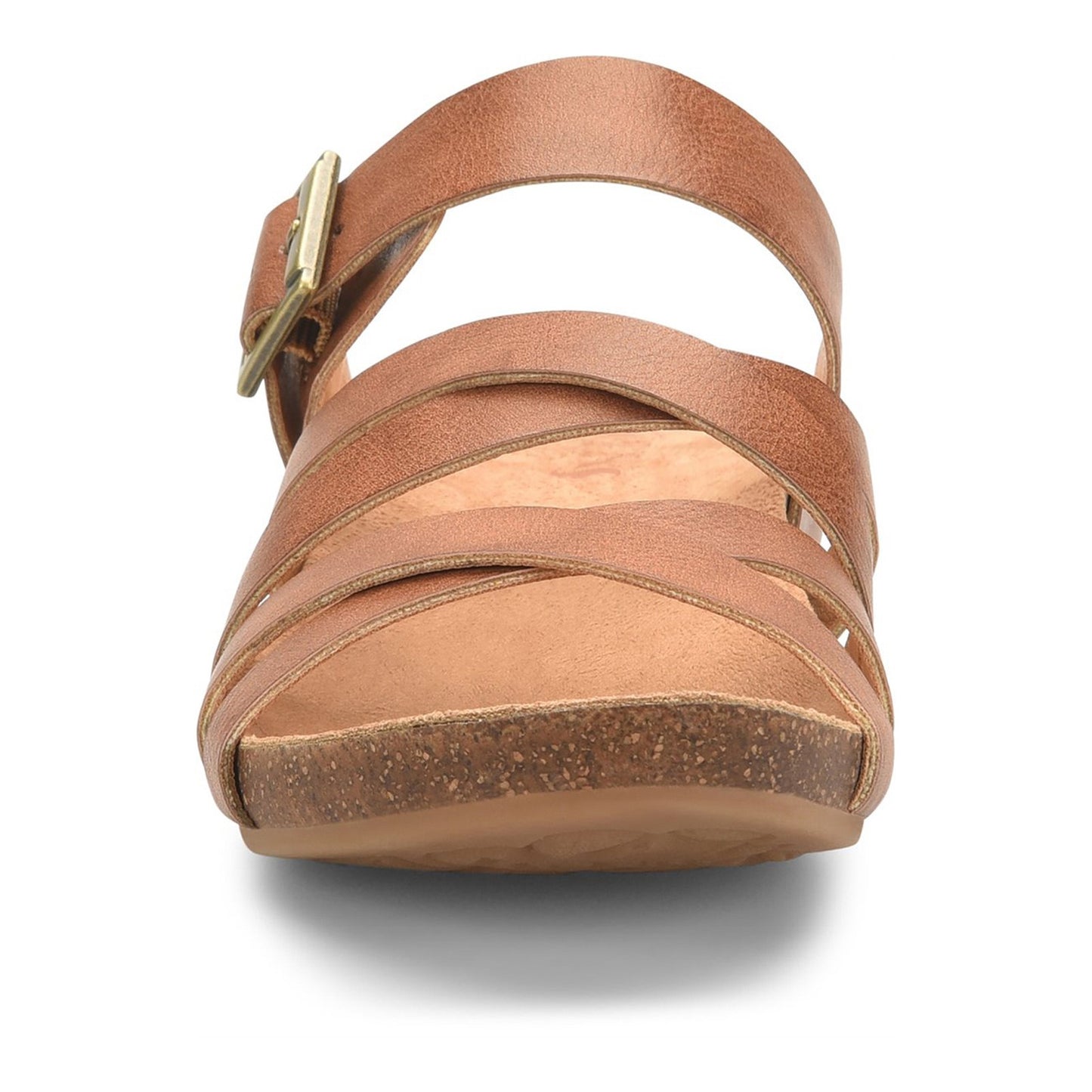 Peltz Shoes Women's KORKS Aster Sandal Tan KR0006725