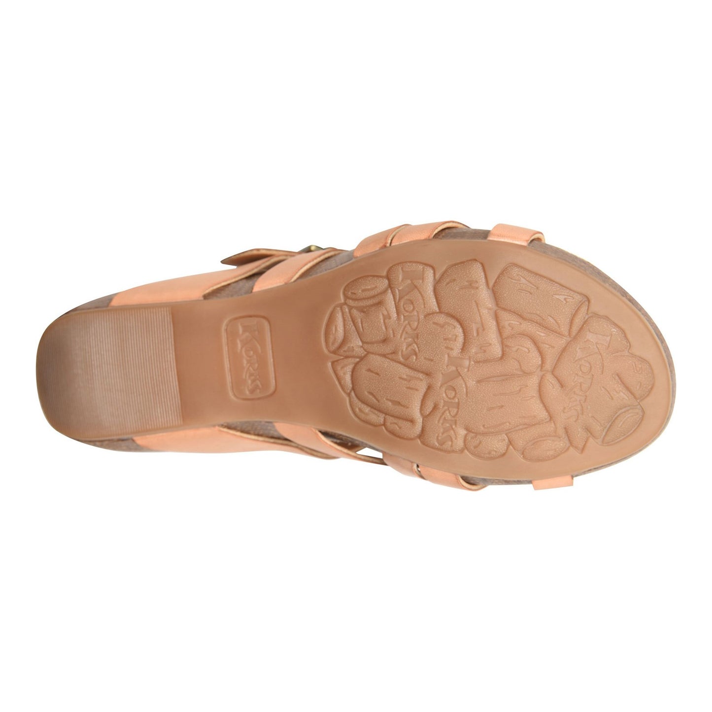 Peltz Shoes Women's KORKS Aster Sandal Orange KR0006776