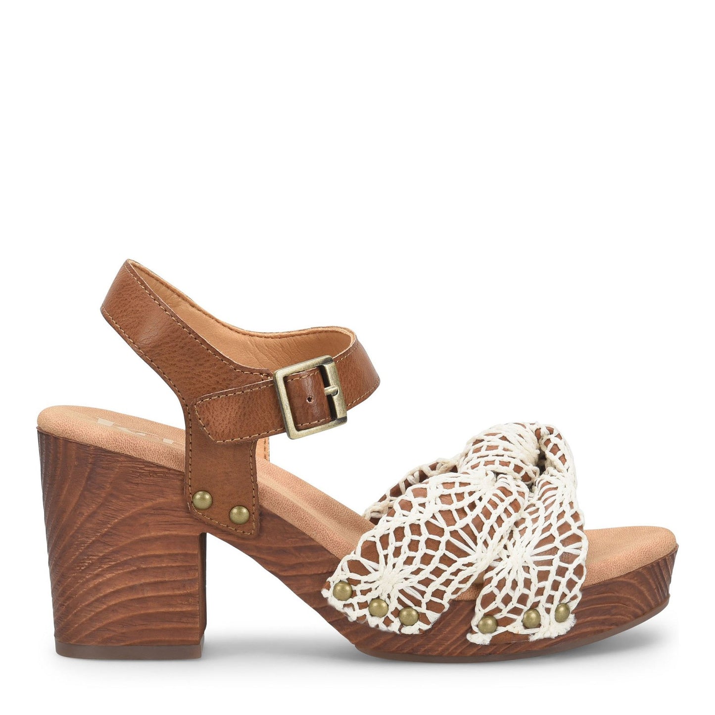 Peltz Shoes Women's KORKS Natalia Sandal Tan Natural KR0010537