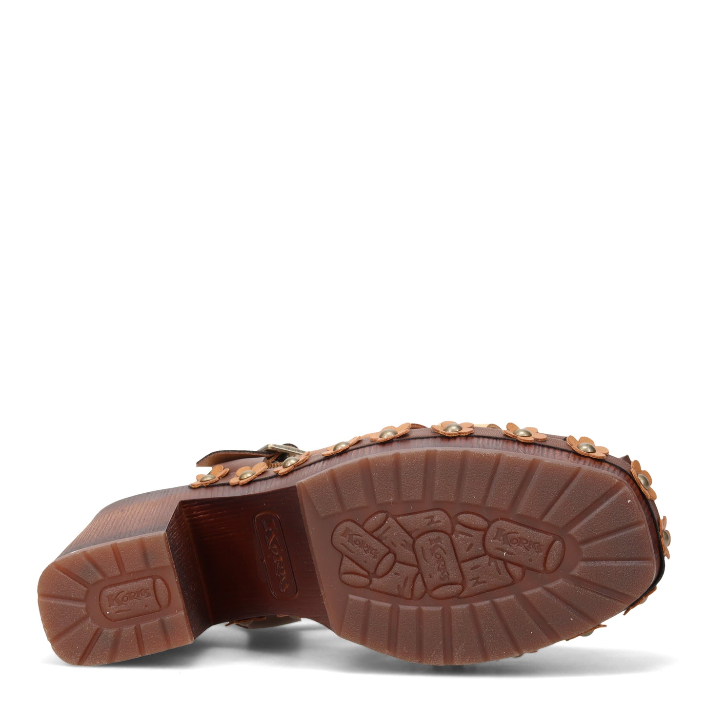 Peltz Shoes Women's KORKS Willow Sandal Brown KR0010783