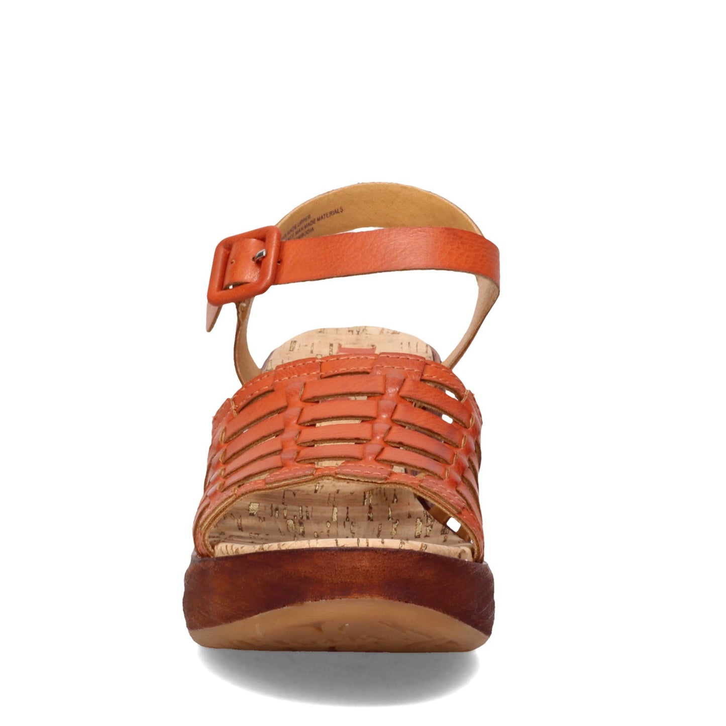 Peltz Shoes Women's KORKS Marley Sandal Orange KR0011408
