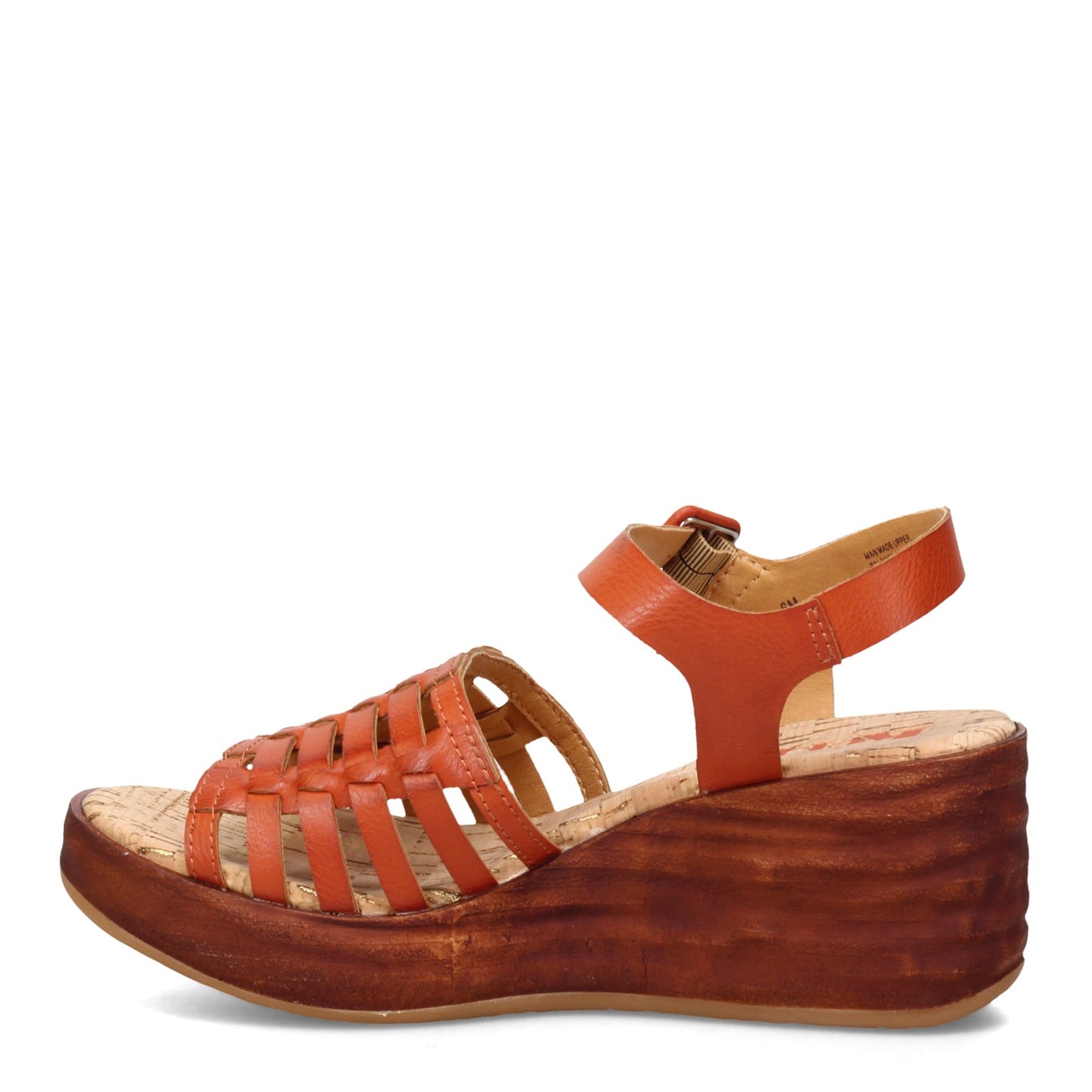 Peltz Shoes Women's KORKS Marley Sandal Orange KR0011408