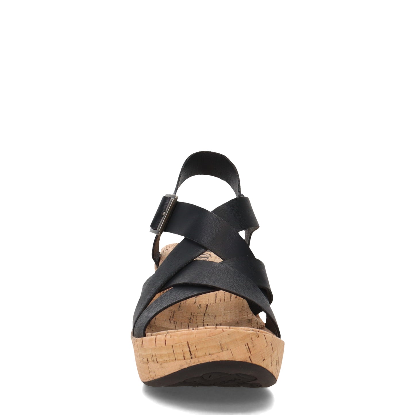 Peltz Shoes Women's KORKS Nova Sandal Black KR0013109