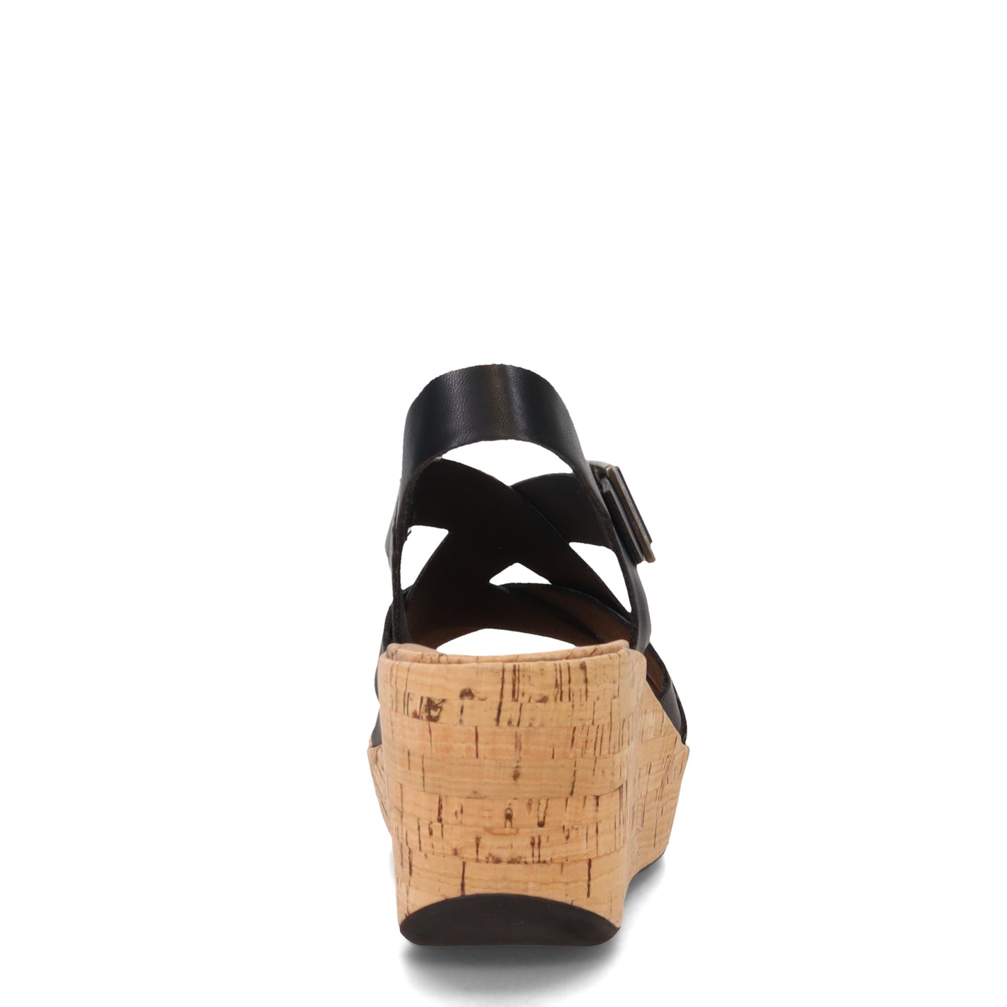 Peltz Shoes Women's KORKS Nova Sandal Black KR0013109