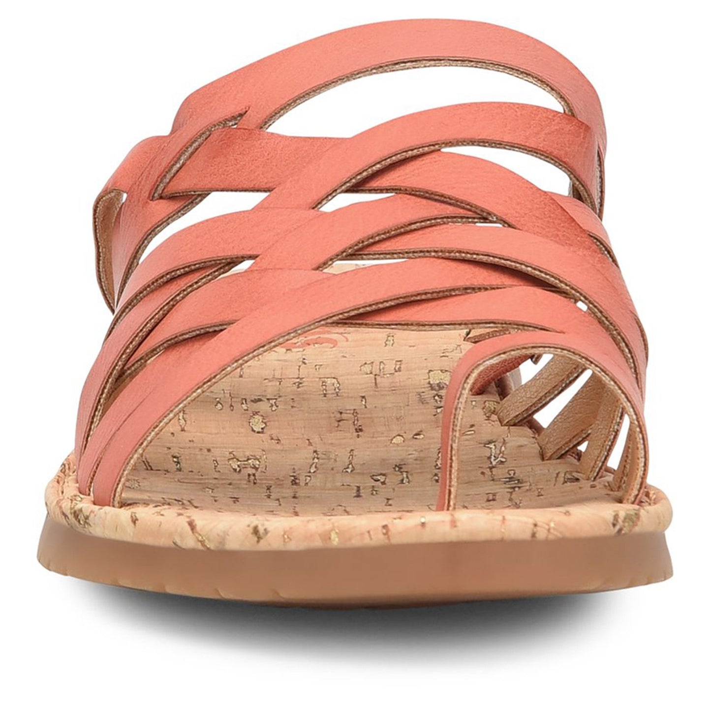 Peltz Shoes Women's KORKS Scout Sandal Red KR0013305