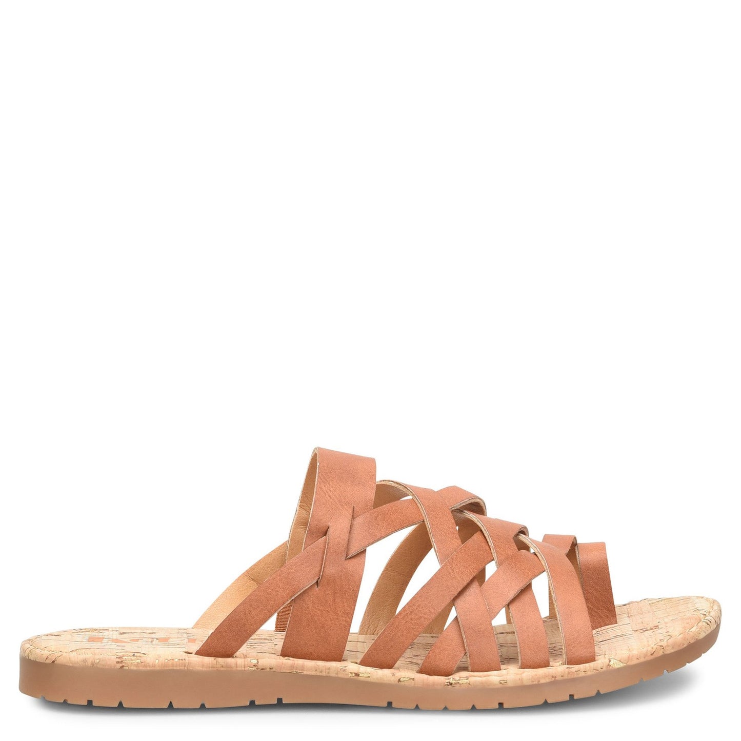 Peltz Shoes Women's KORKS Scout Sandal Tan KR0013316