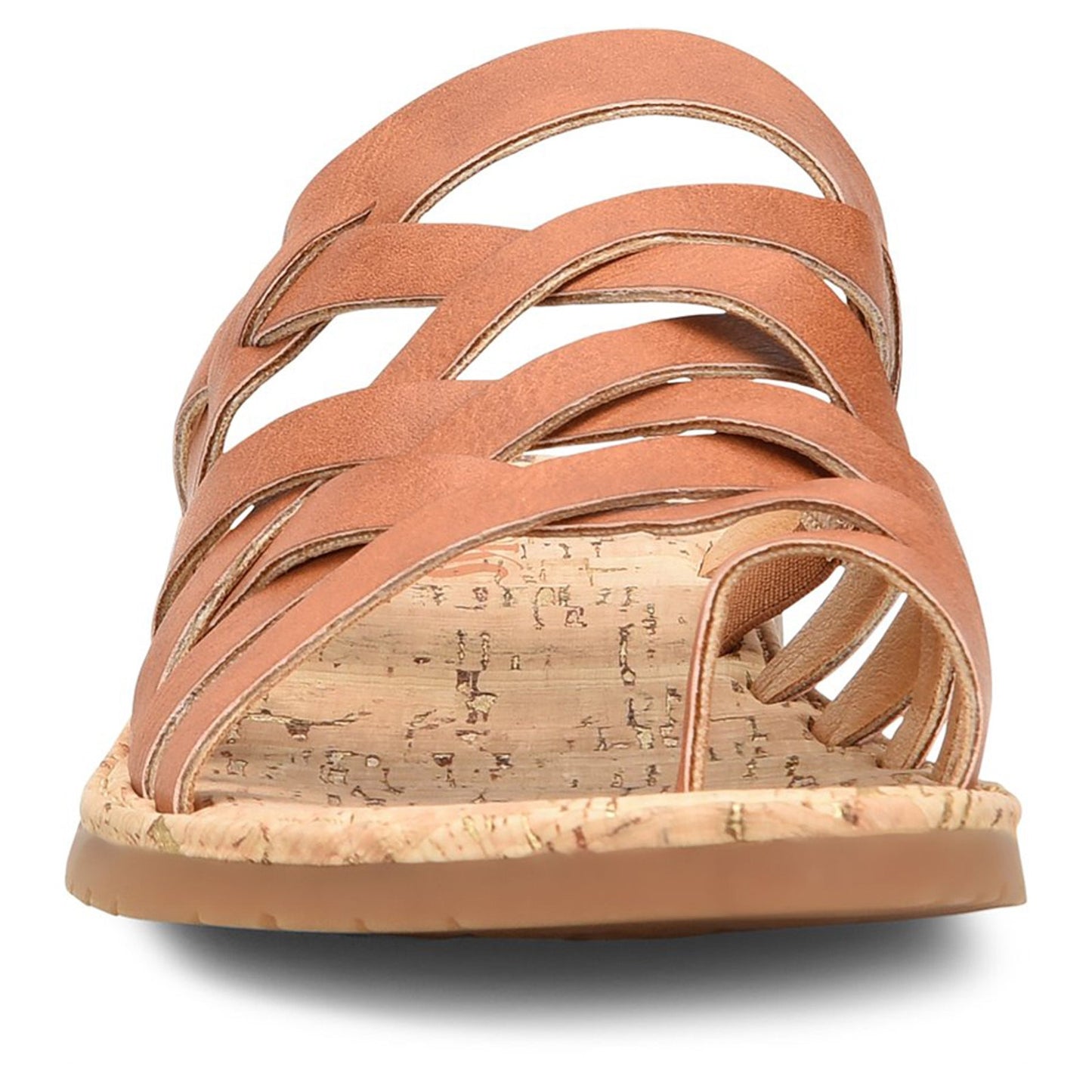 Peltz Shoes Women's KORKS Scout Sandal Tan KR0013316