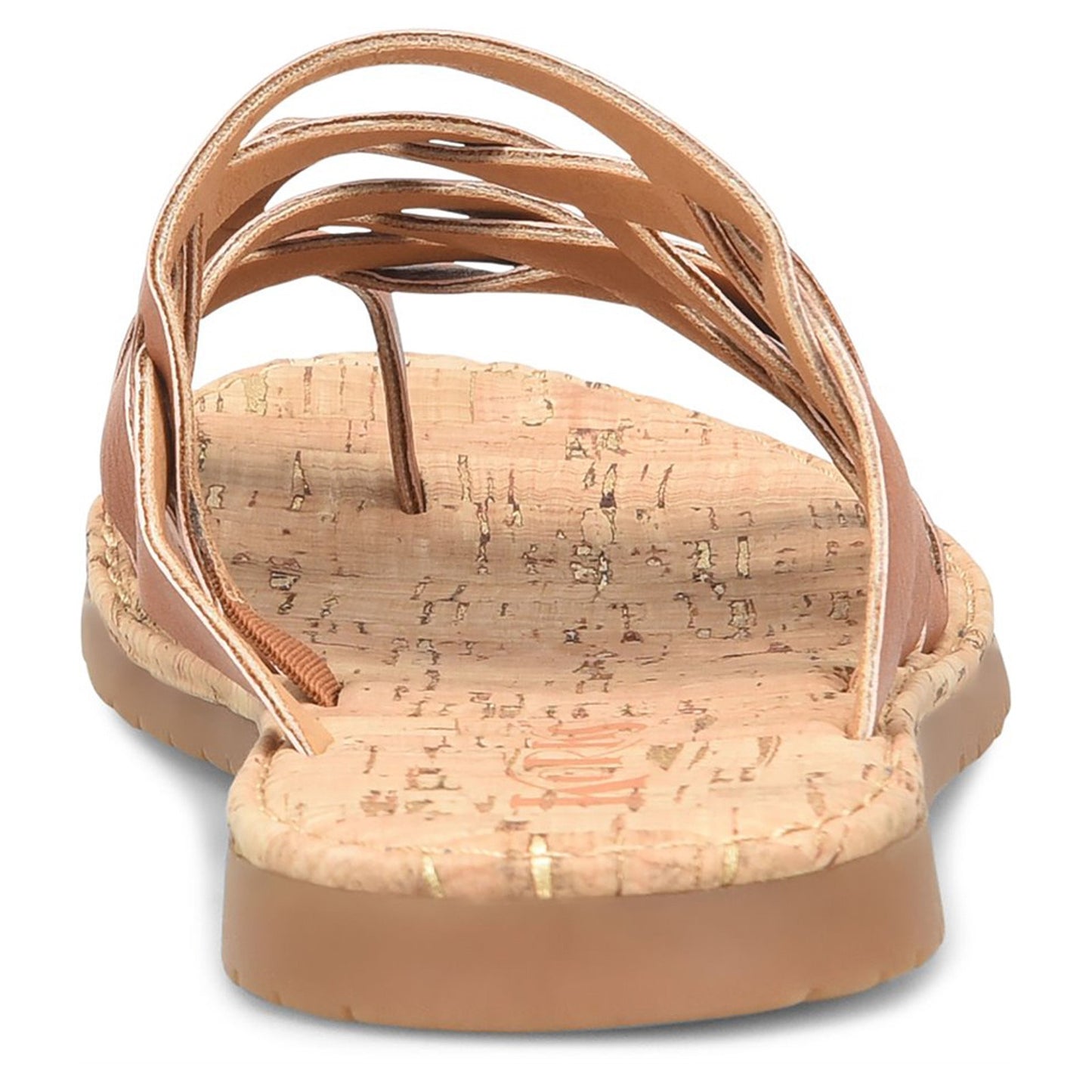 Peltz Shoes Women's KORKS Scout Sandal Tan KR0013316