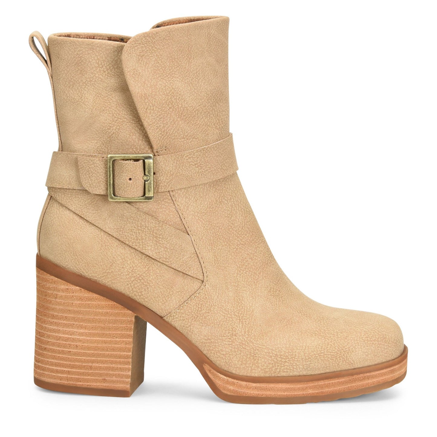 Peltz Shoes Women's KORKS Marci II Boot Natural Nubuck KR0014075