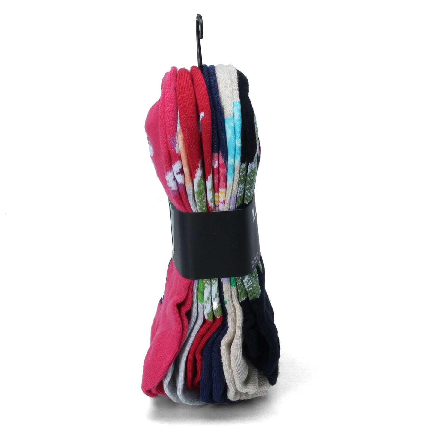 Peltz Shoes Women's K.Bell Floral Print Socks - 6 Pack Multi KBWS18C099-06