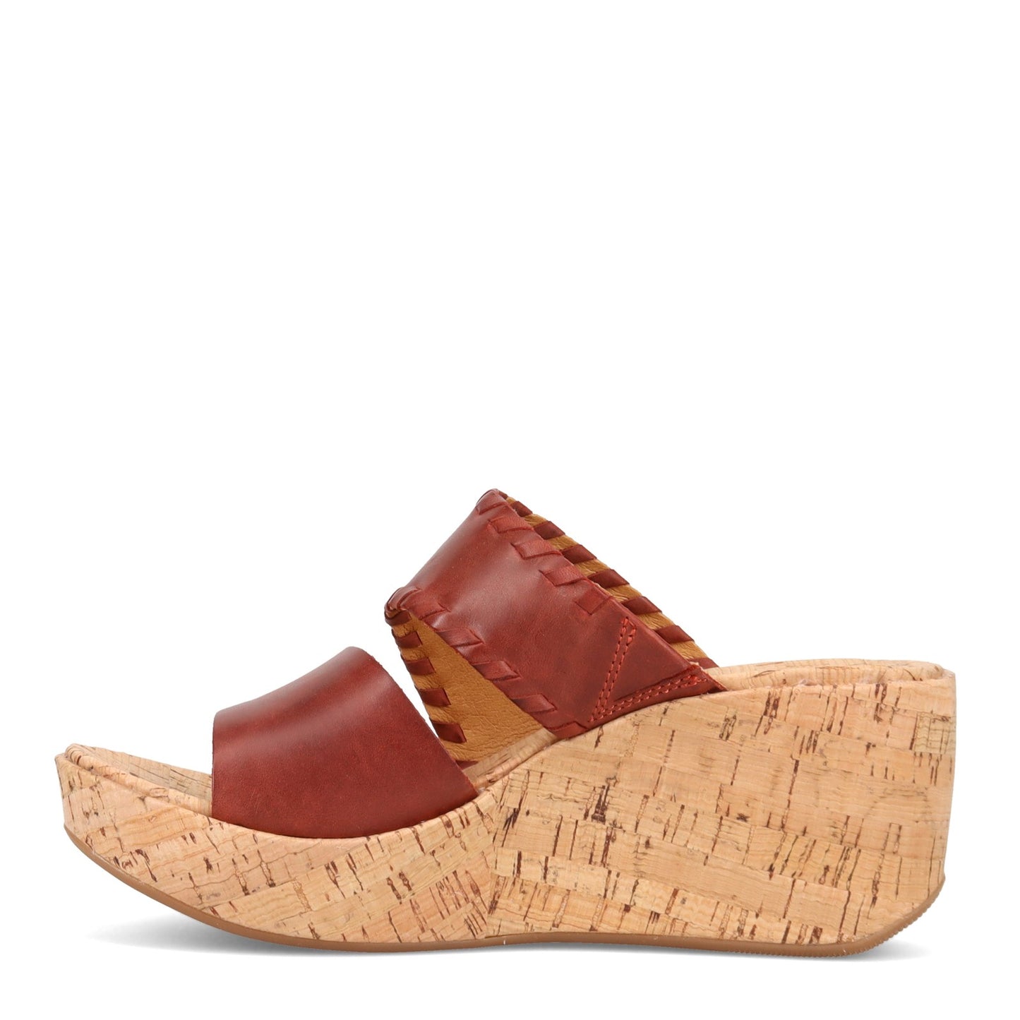 Peltz Shoes Women's KORKS Kendri Sandal Red KR0000805