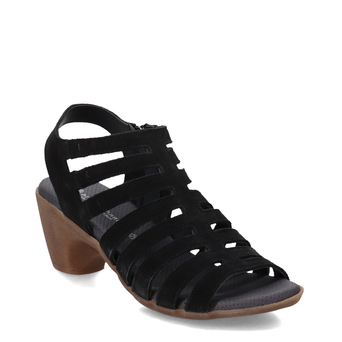 Peltz Shoes Women's Eric Michael Lara Sandal BLACK LARA-BLACK