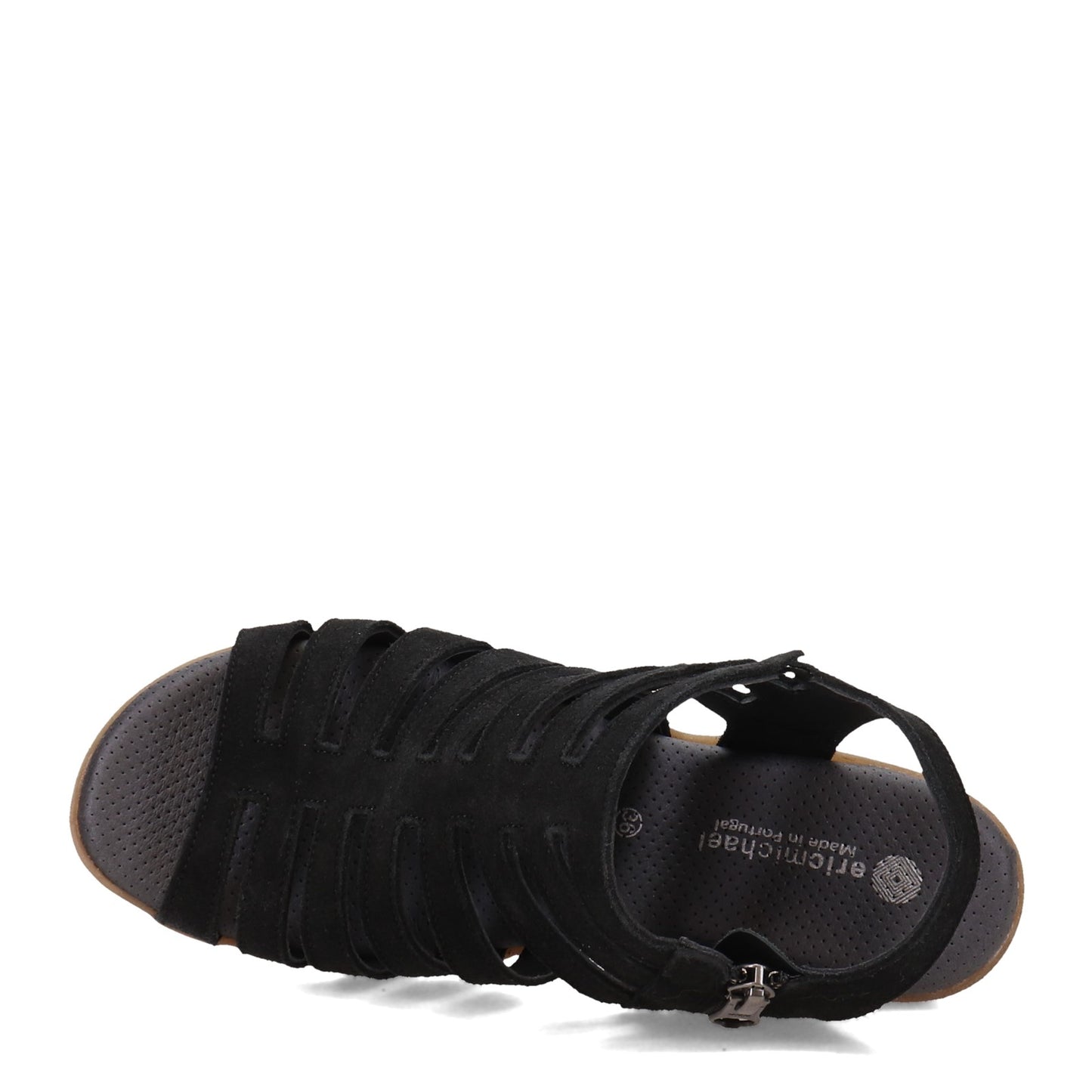 Peltz Shoes Women's Eric Michael Lara Sandal BLACK LARA-BLACK