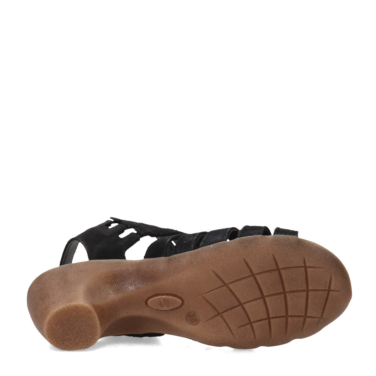 Peltz Shoes Women's Eric Michael Lara Sandal BLACK LARA-BLACK