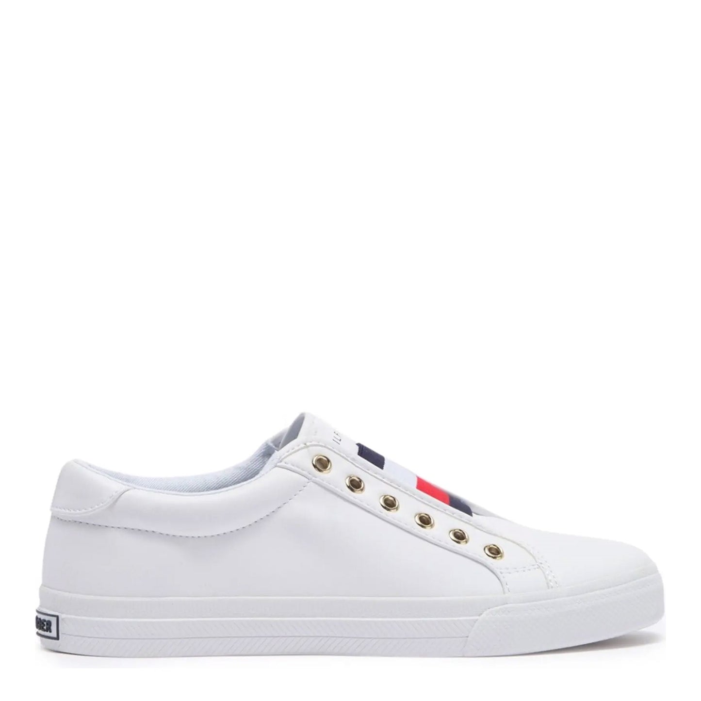 Peltz Shoes Women's Tommy Hilfiger Laven Sneaker WHITE LAVEN-428
