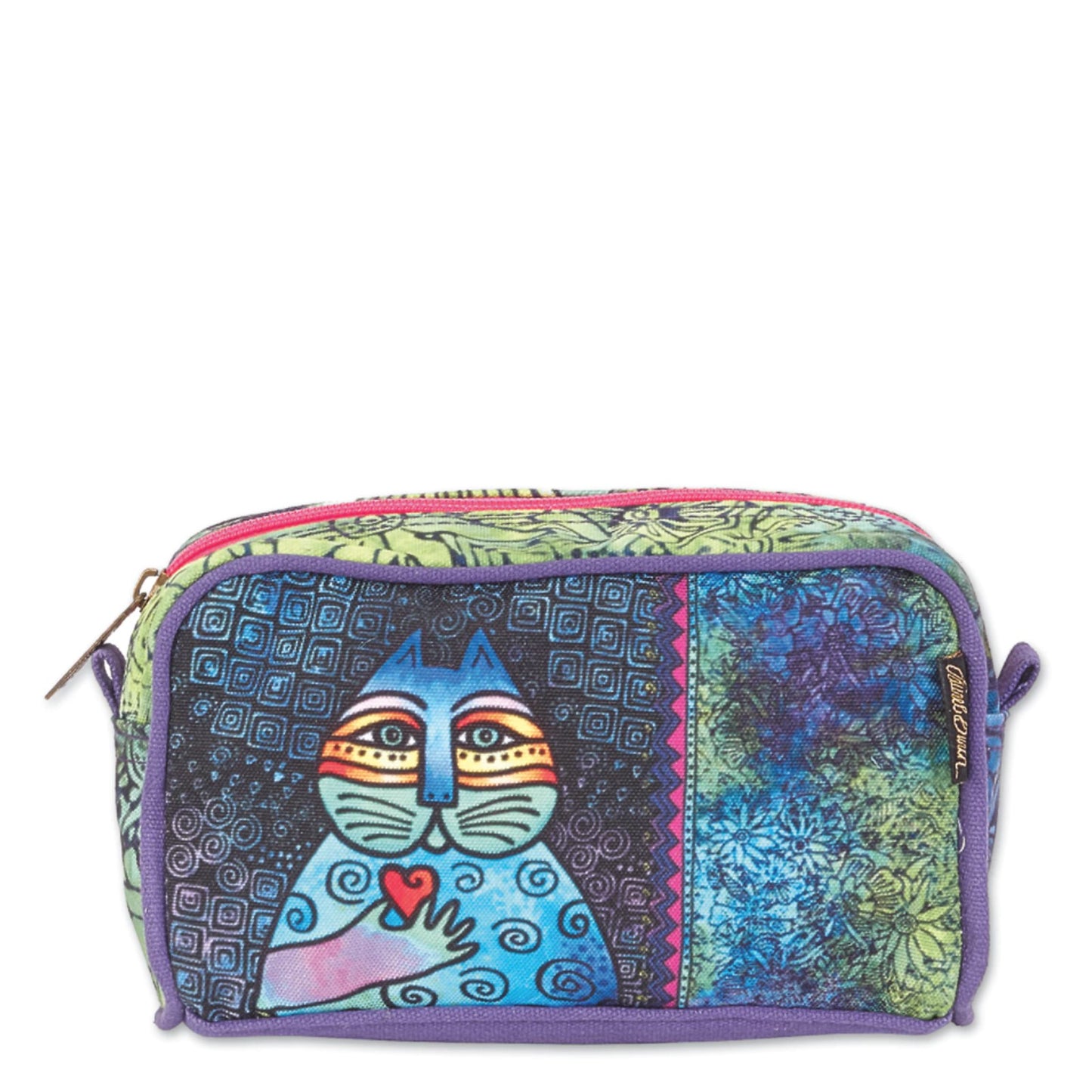 Peltz Shoes Women's Laurel Burch Wishing Love Cosmetic Bag Multi LB6693