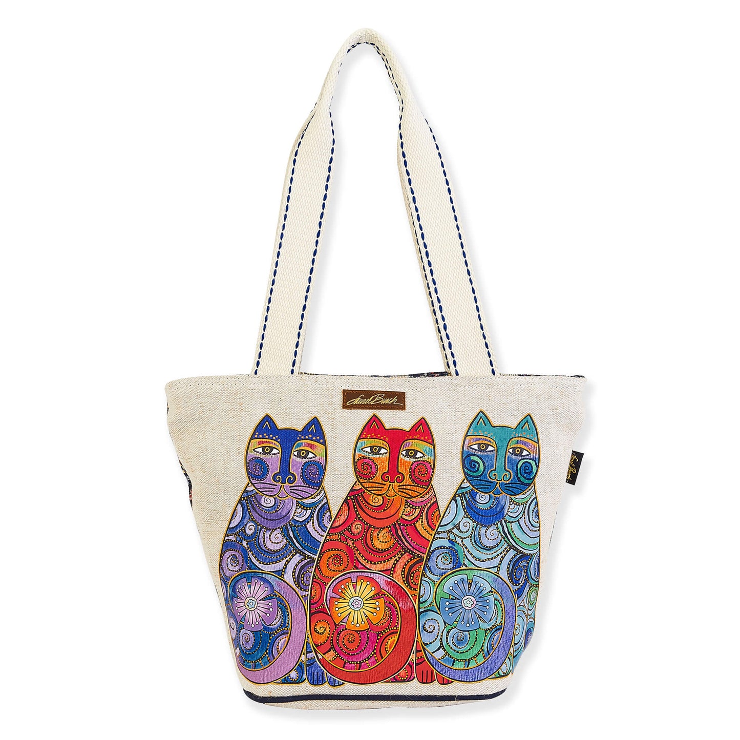 Peltz Shoes Women's Laurel Burch Olas De Colores Medium Tote Multi LB8414
