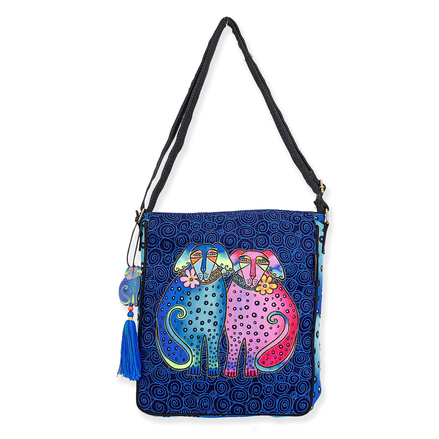 Peltz Shoes Women's Laurel Burch Eros and Ellie Crossbody Blue LB8422