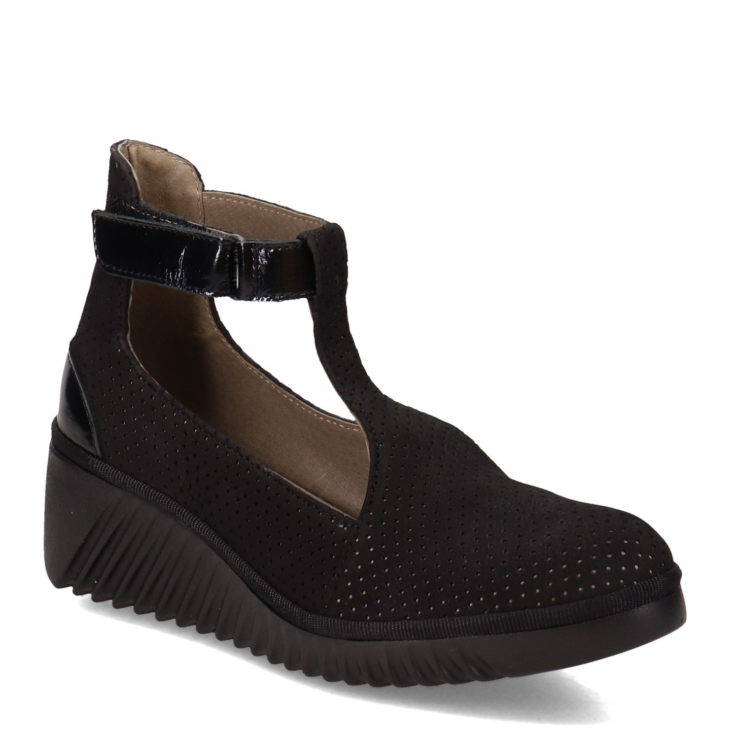 Peltz Shoes Women's Fly London Leda Mary Jane BLACK LEDA-000