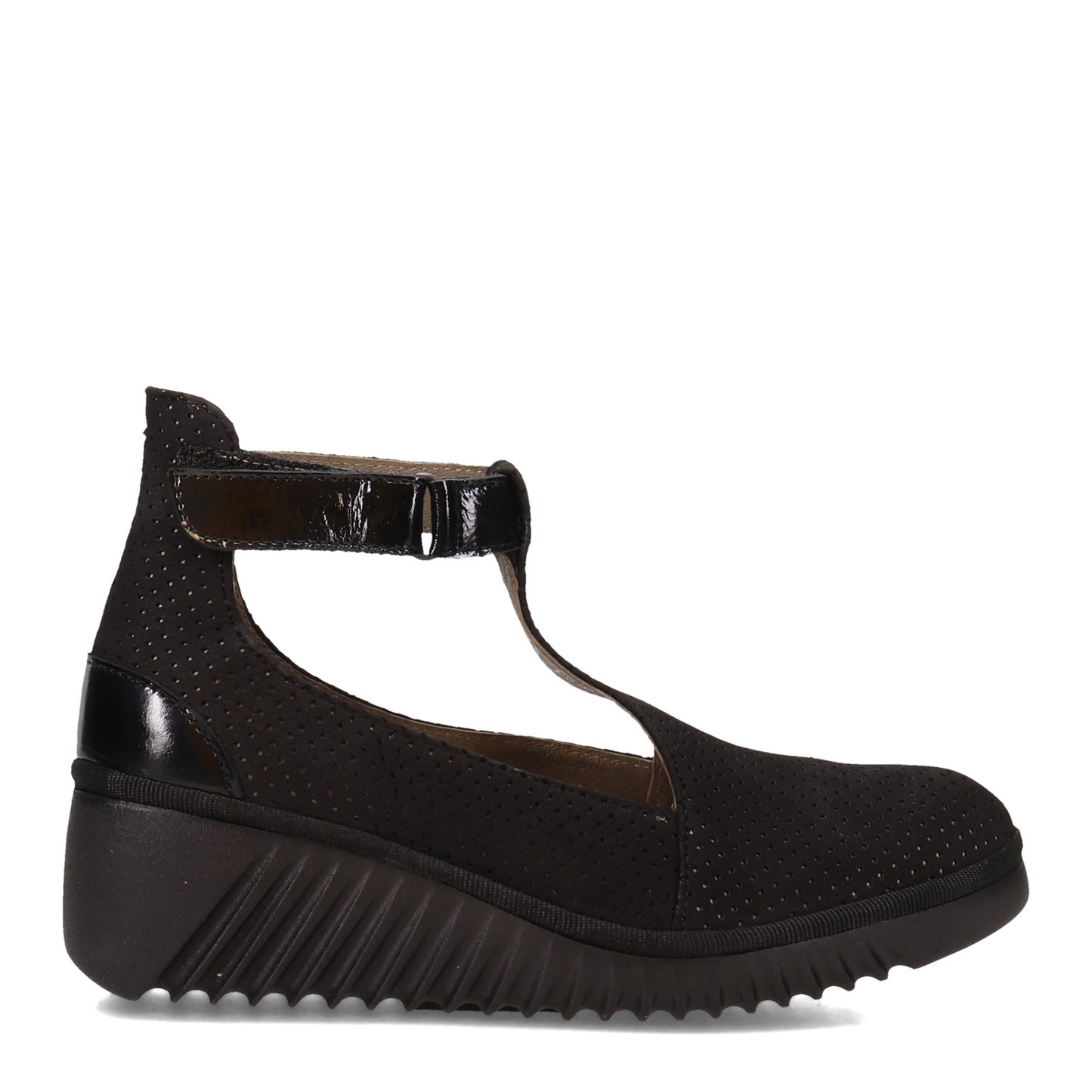 Peltz Shoes Women's Fly London Leda Mary Jane BLACK LEDA-000
