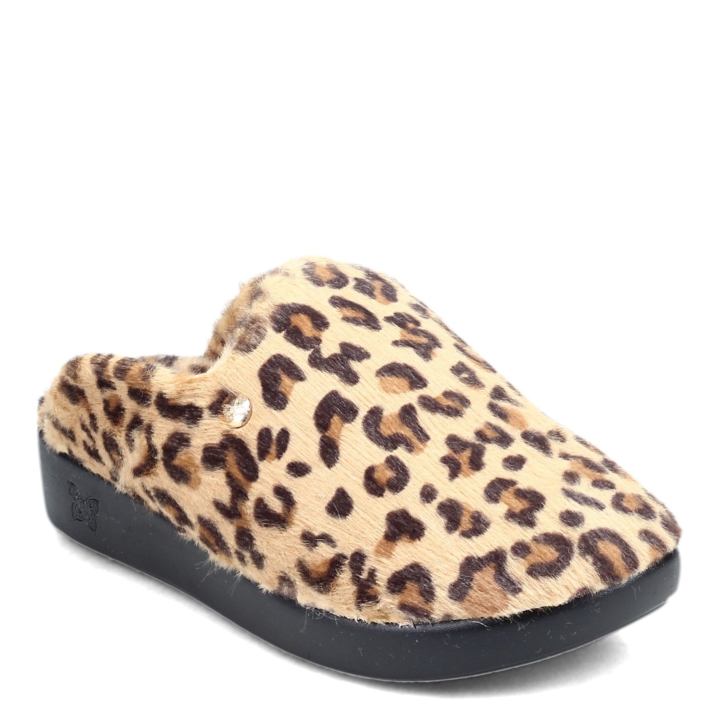 Peltz Shoes Women's Alegria Leisurelee Slipper Leopard LEI-7903