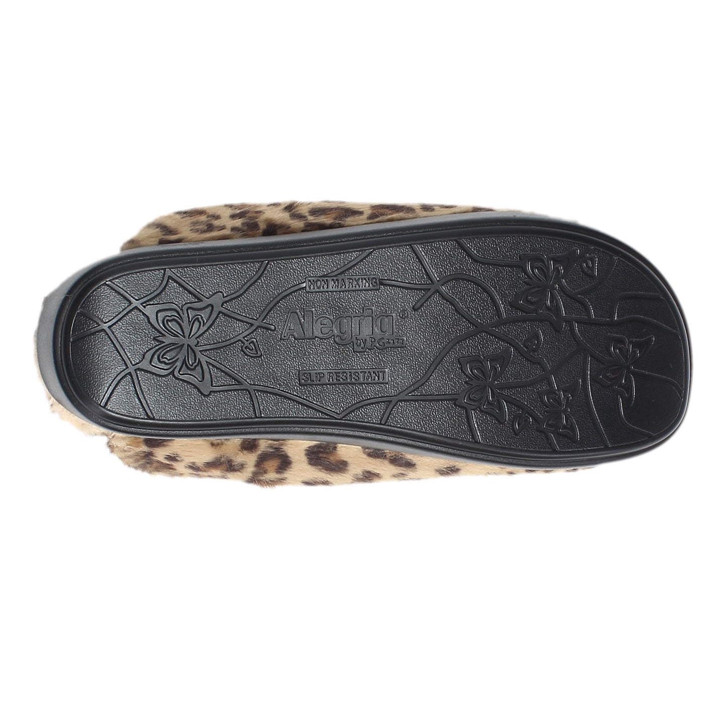 Peltz Shoes Women's Alegria Leisurelee Slipper Leopard LEI-7903