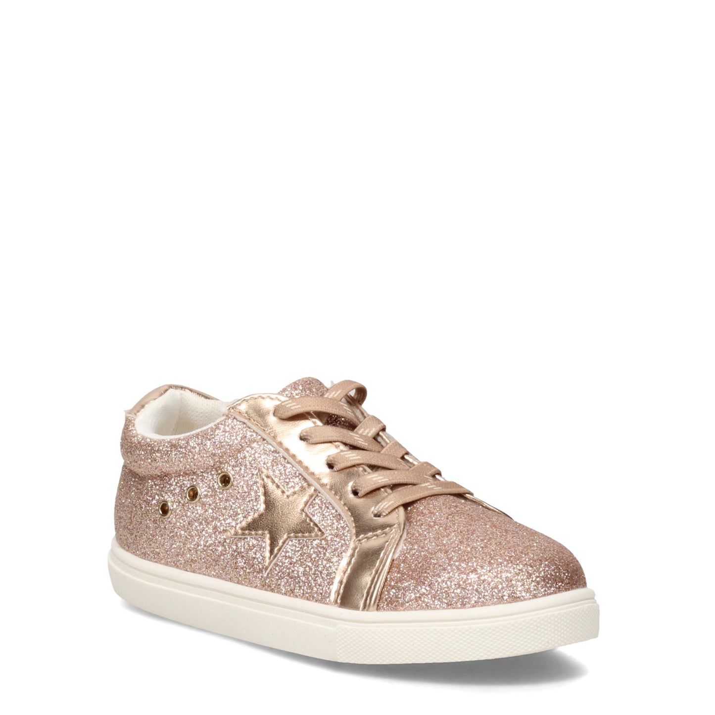 Peltz Shoes Girl's MIA Kids Pixxy Sneaker - Toddler & Little Kid ROSE GOLD LGT136-RGL