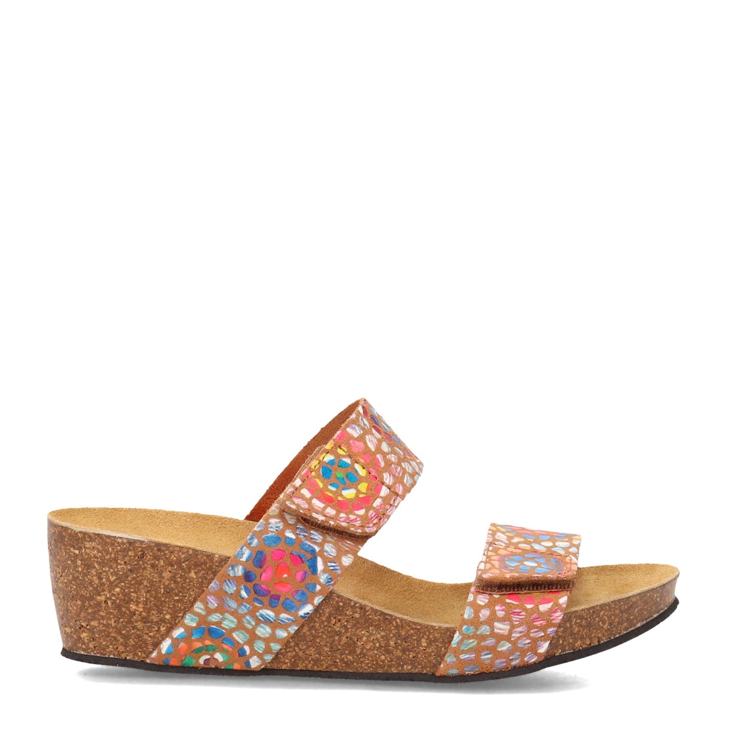 Peltz Shoes Women's Eric Michael Liat Sandal MOSAIC FLORAL LIAT-MOSAIC