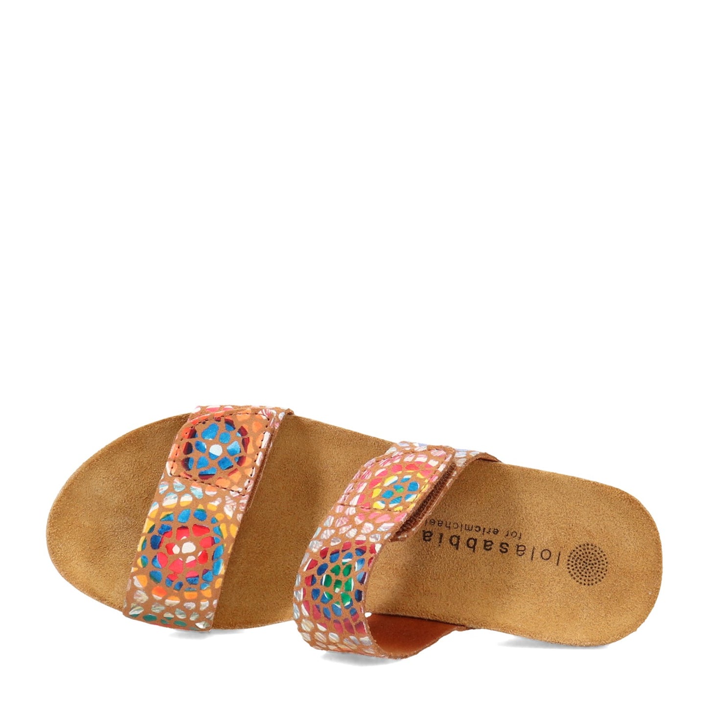 Peltz Shoes Women's Eric Michael Liat Sandal MOSAIC FLORAL LIAT-MOSAIC