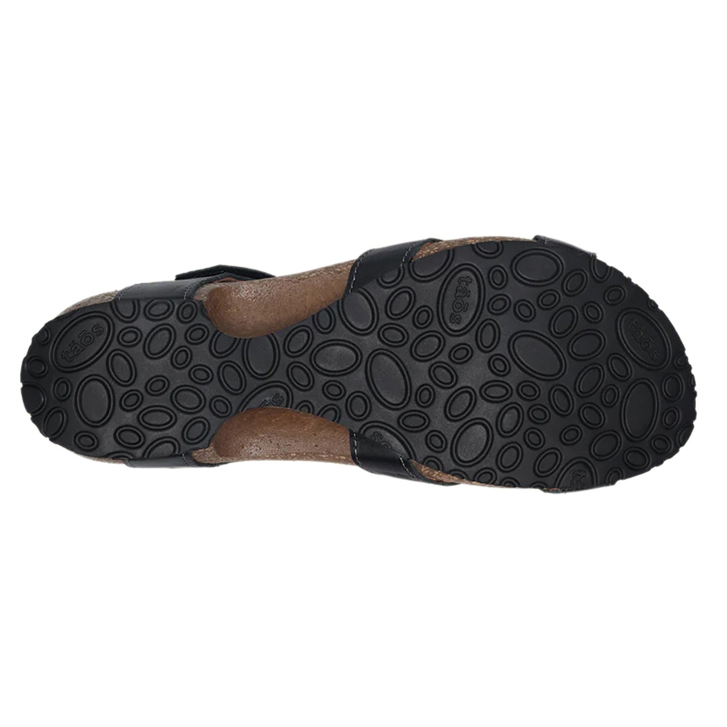 Peltz Shoes Women's Taos Locke Sandal Black LOK-4709-BLK