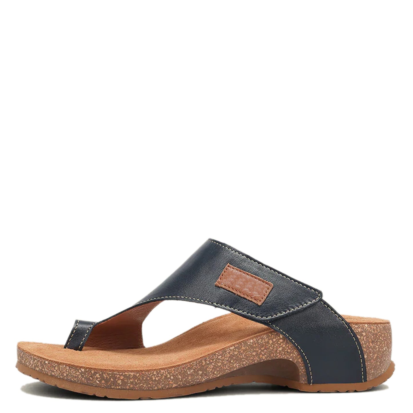 Peltz Shoes Women's Taos Loop Sandal Navy LOP-4705-NVY