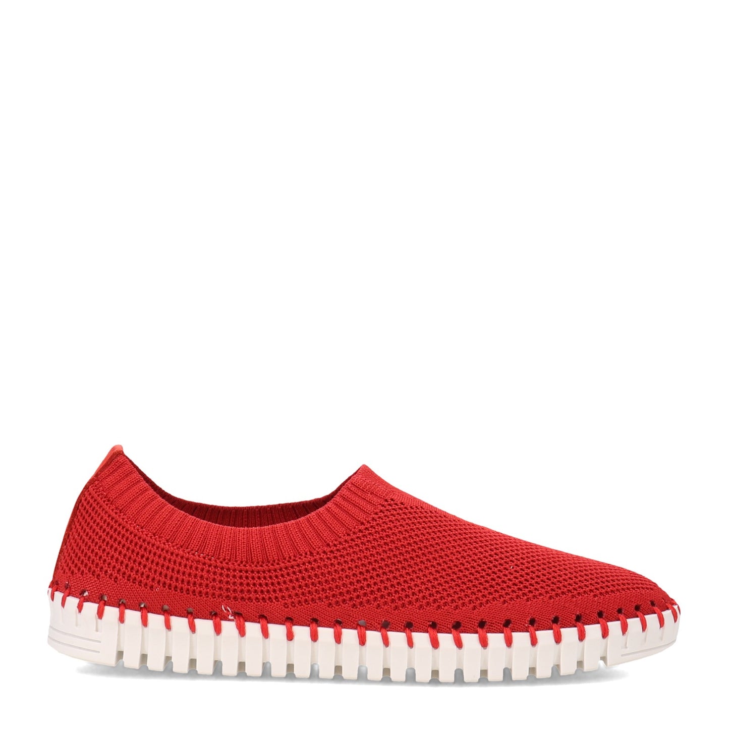 Peltz Shoes Women's Eric Michael Lucy Slip-On RED BEAN LUCY-RED
