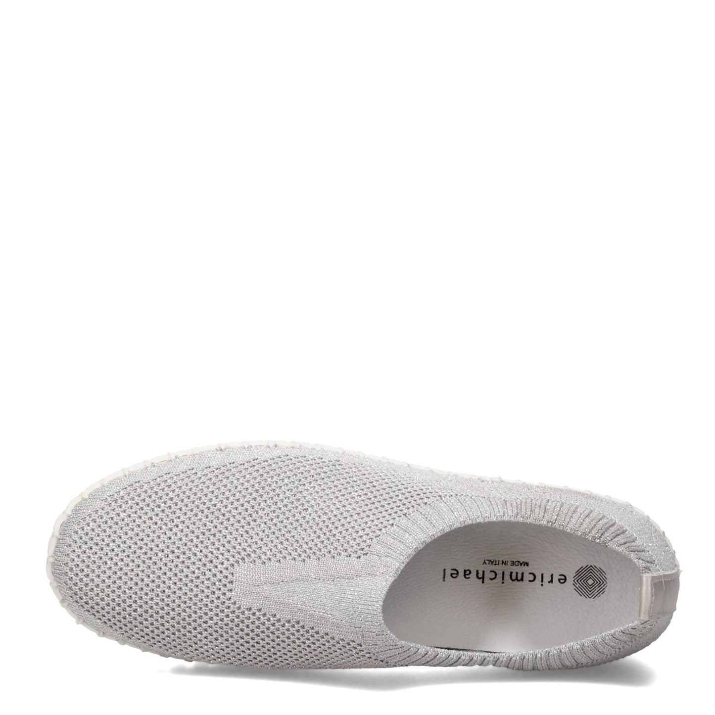 Peltz Shoes Women's Eric Michael Lucy Slip-On SILVER LUCY-SILVER