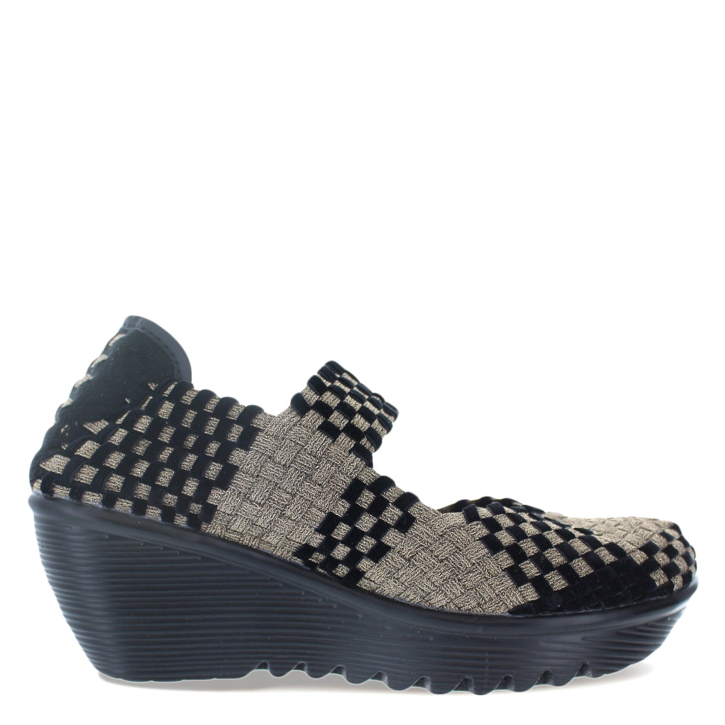 Peltz Shoes Women's Bernie Mev Lulia Slip-On BRONZE BLACK LULIA BBV