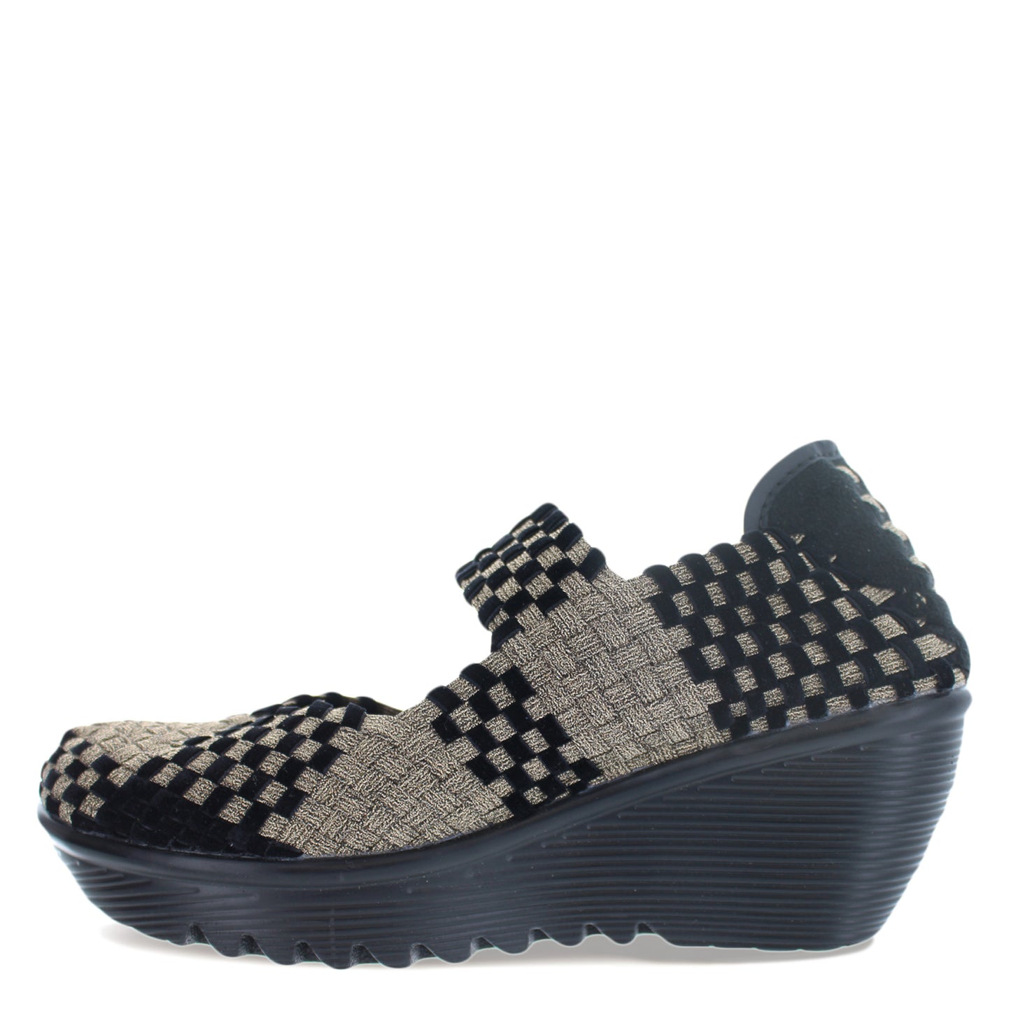 Peltz Shoes Women's Bernie Mev Lulia Slip-On BRONZE BLACK LULIA BBV