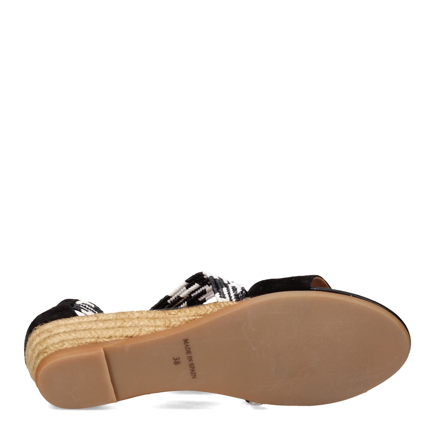 Peltz Shoes Women's Eric Michael Lyanne Sandal BLACK MIX LYANNE-BLACK CO