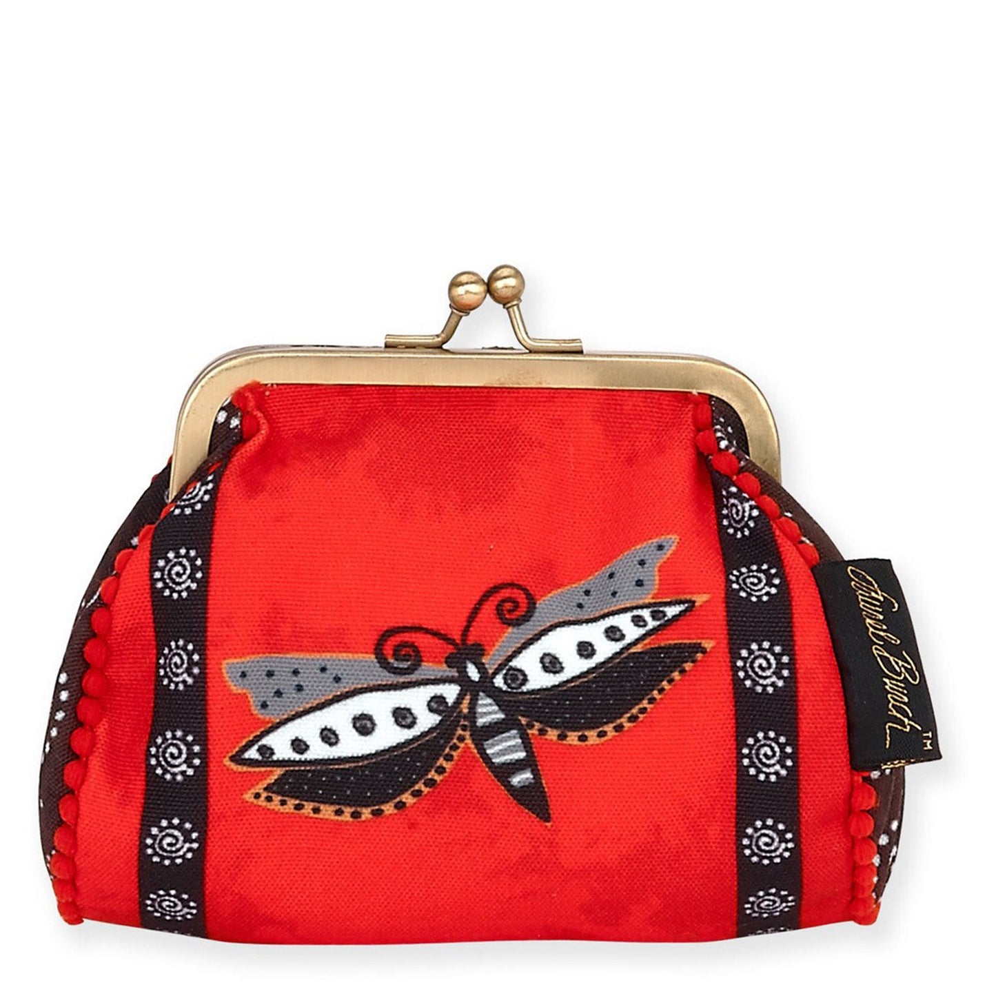 Peltz Shoes Women's Laurel Burch Feline Friends Coin Purse Blue LB5902E