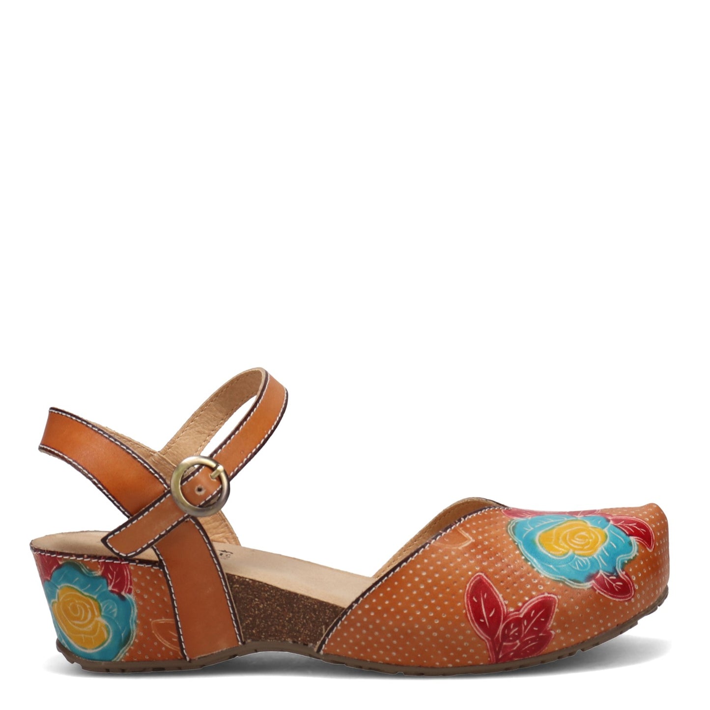Peltz Shoes Women's L'Artiste by Spring Step Lizzie-Rose Sandal Camel LIZZIE-ROSE-CAM