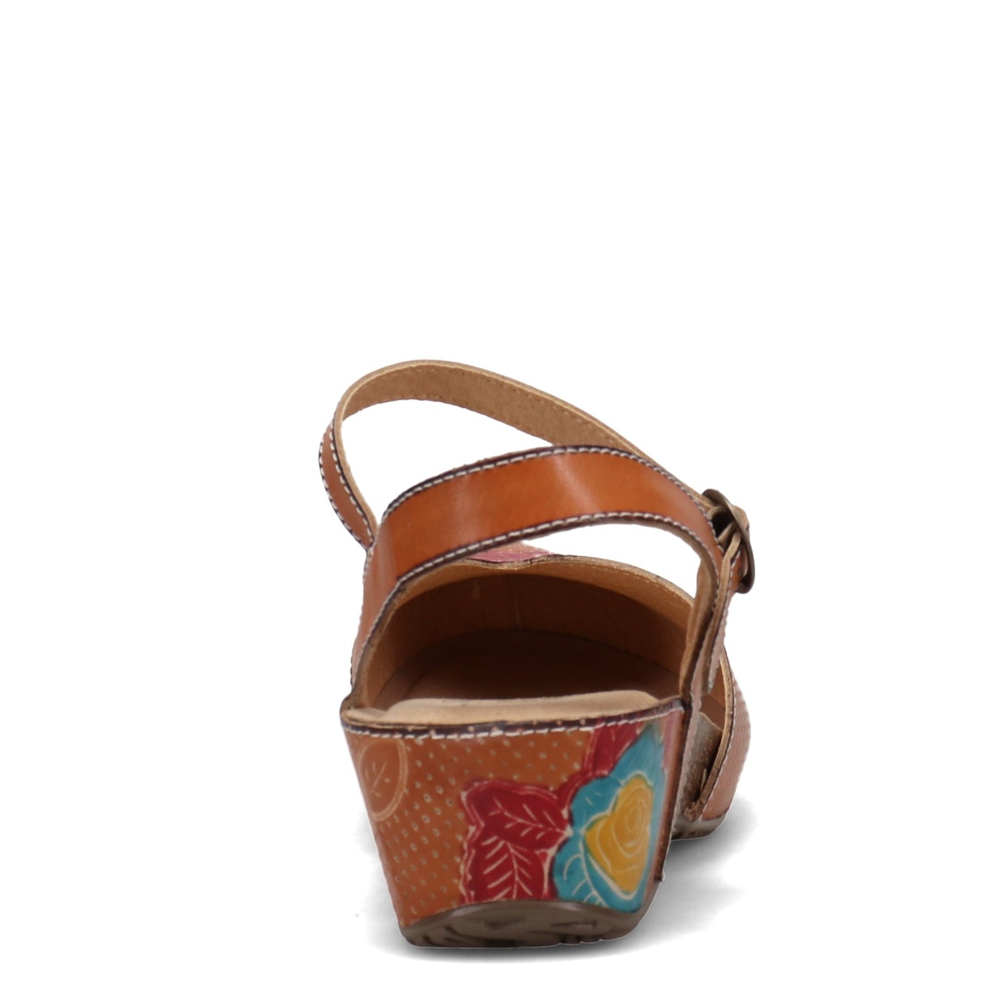 Peltz Shoes Women's L'Artiste by Spring Step Lizzie-Rose Sandal Camel LIZZIE-ROSE-CAM