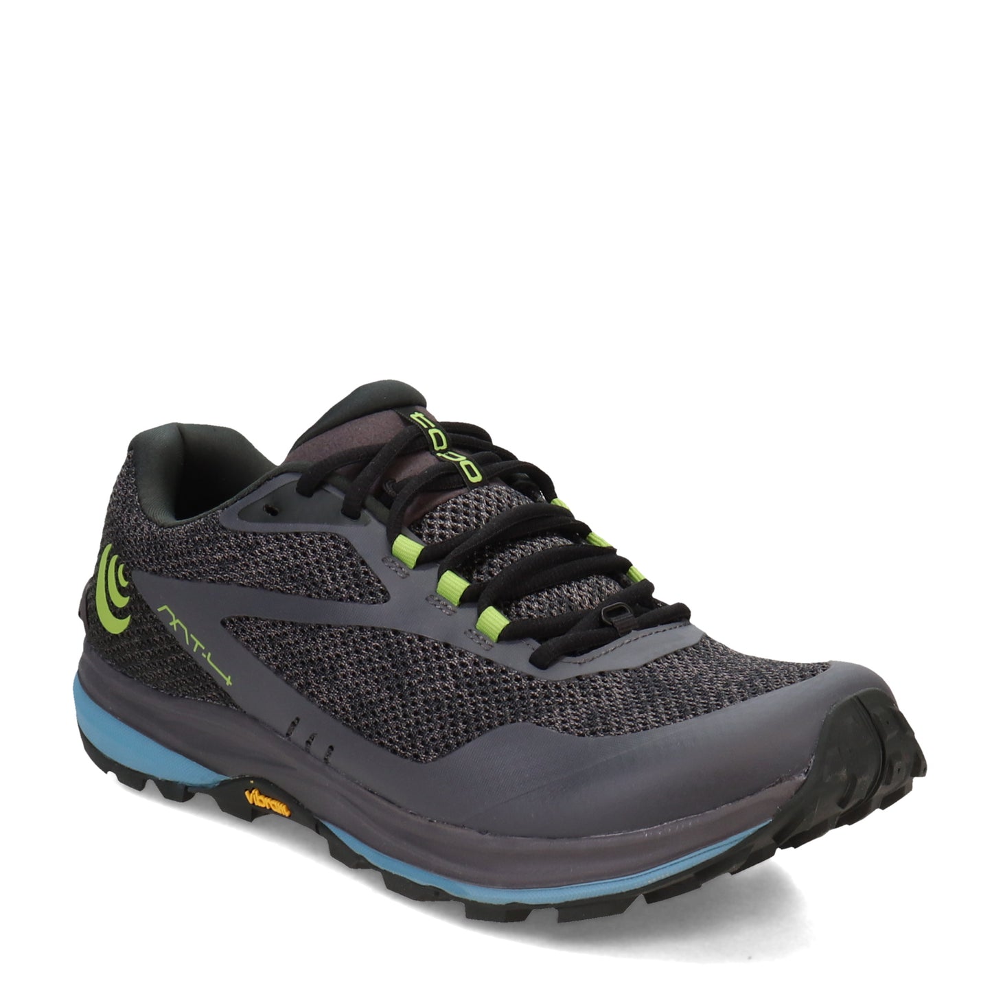Peltz Shoes Men's Topo MT-4 Trail Running Shoe GREY BLUE M052-GRYBLU