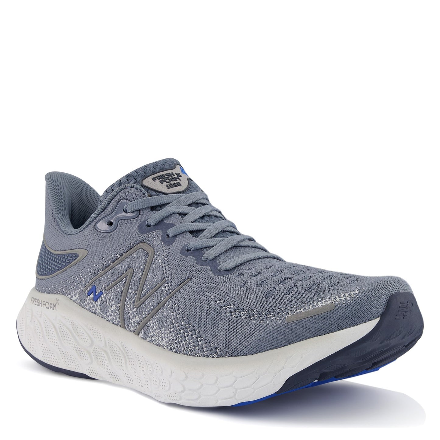 Peltz Shoes Men's New Balance 1080v12 Fresh Foam X Running Shoe STEEL M1080G12