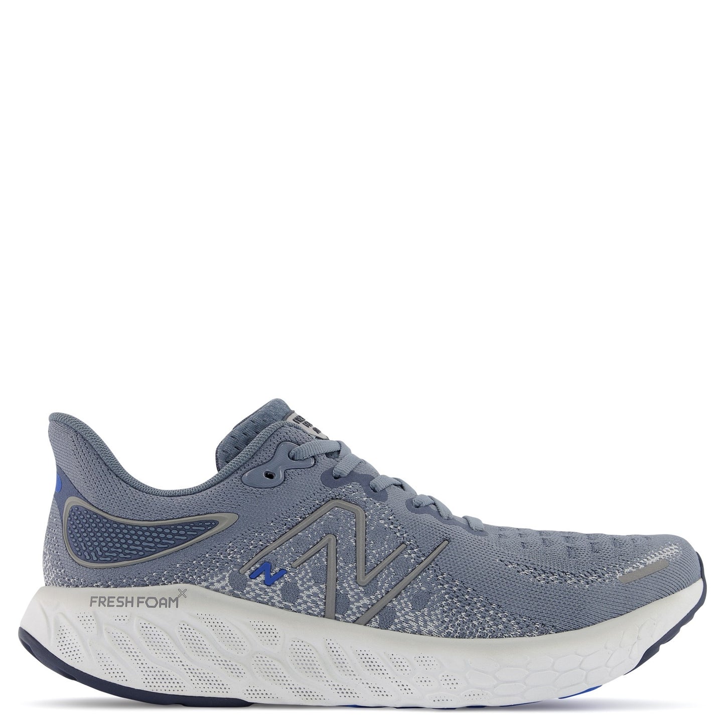 Peltz Shoes Men's New Balance 1080v12 Fresh Foam X Running Shoe STEEL M1080G12