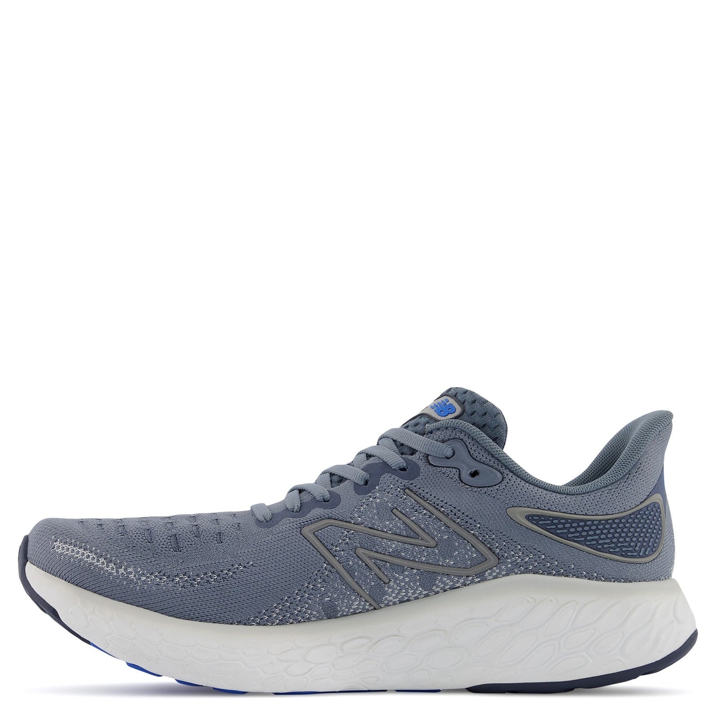 Peltz Shoes Men's New Balance 1080v12 Fresh Foam X Running Shoe STEEL M1080G12