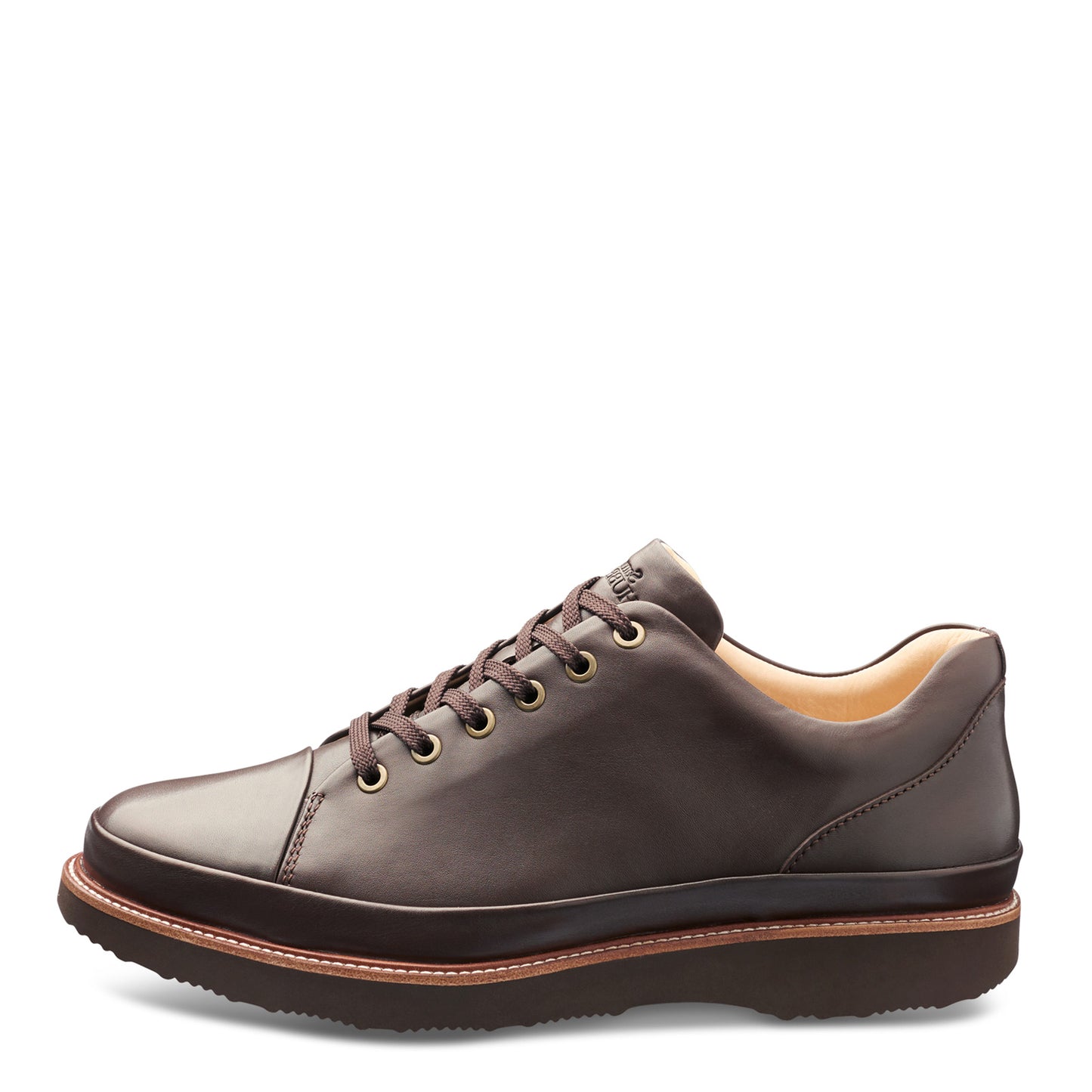 Peltz Shoes Men's Samuel Hubbard Hubbard DressFast Oxford DARK BROWN M1310-061