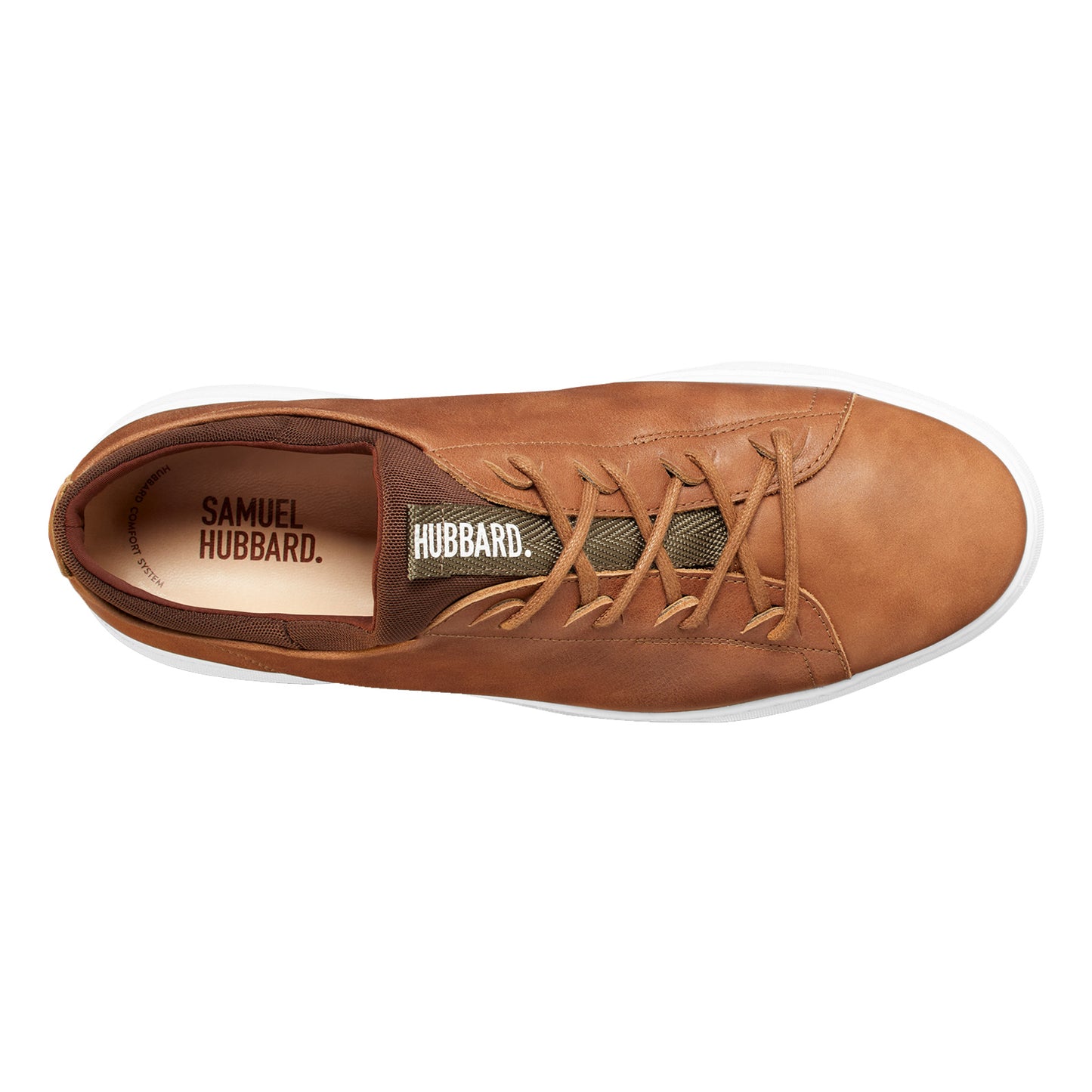 Peltz Shoes Men's Samuel Hubbard Hubbard Free Sneaker Tan / White M1600-002