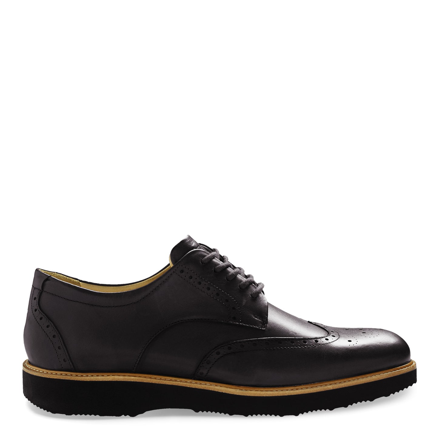 Peltz Shoes Men's Samuel Hubbard Tipping Point Oxford BLACK M2130-048