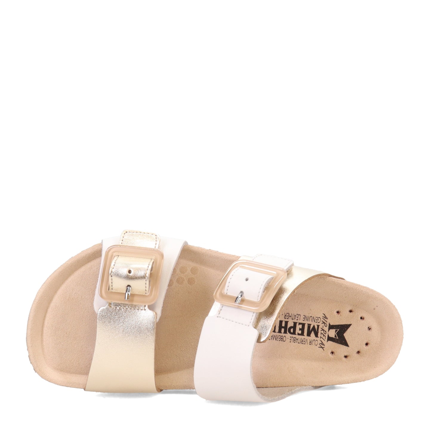 Peltz Shoes Women's Mephisto Madison Sandal WHITE MADISON-107