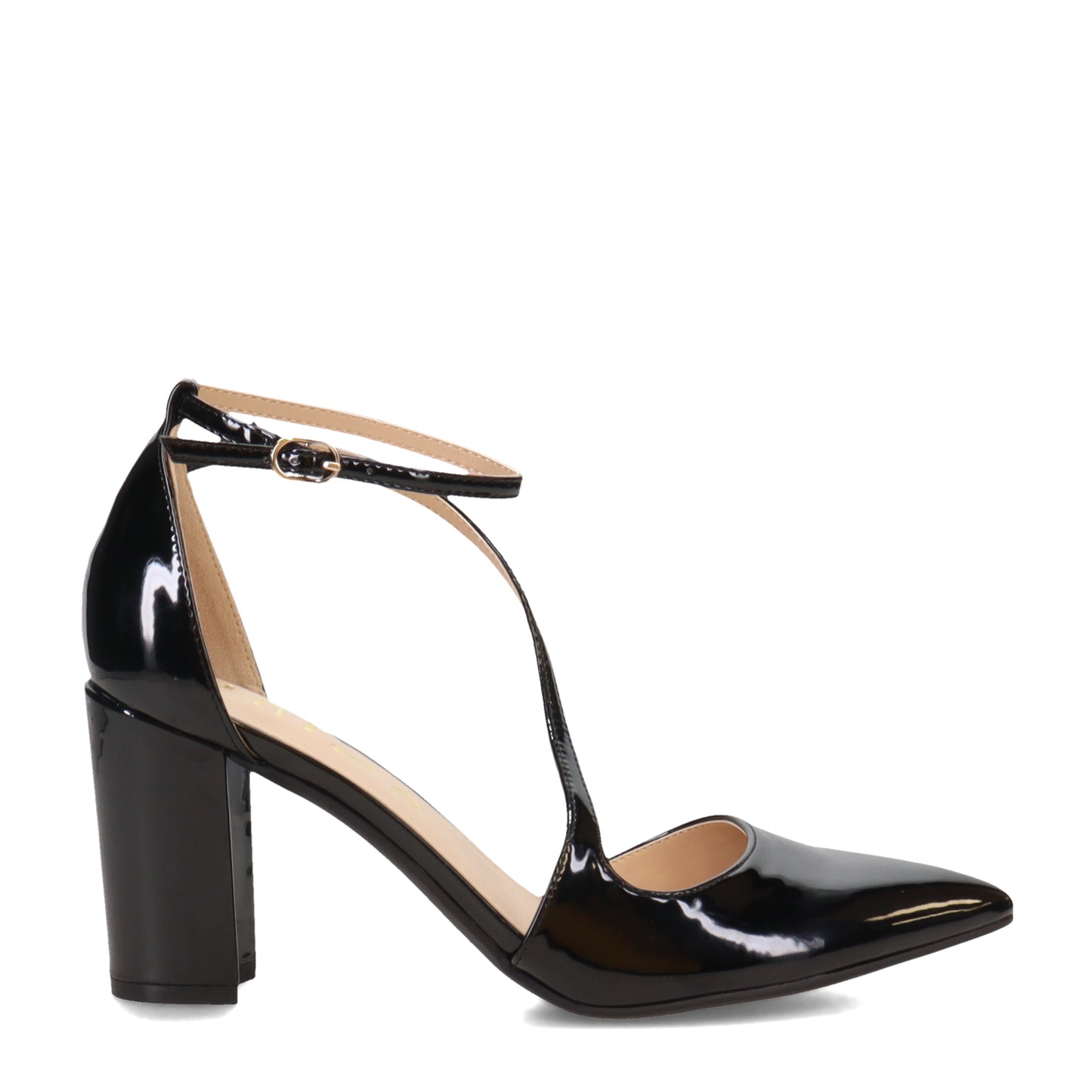 Peltz Shoes Women's Unisa Mailie Pump BLACK PATENT MAILIE-001